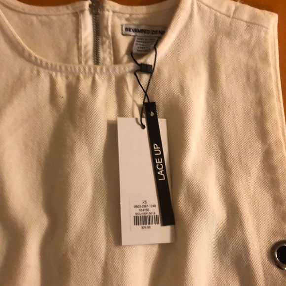 NWT White denim dress - Picture 3 of 4